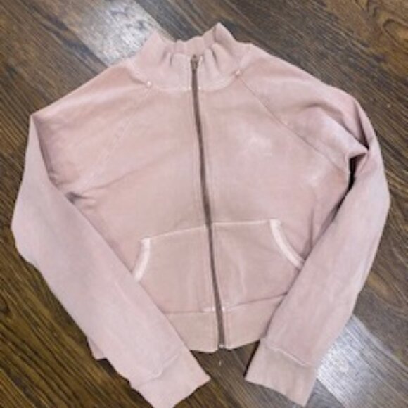 Clearout-SKIMS OUTDOOR TRACK JACKET | TAUPE zip up sz. S/M - Picture 2 of 7